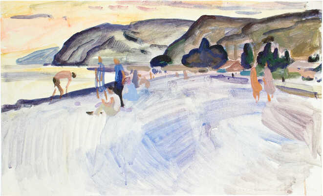 Алексеев Адольф Евгеньевич. На камнях. Крым 